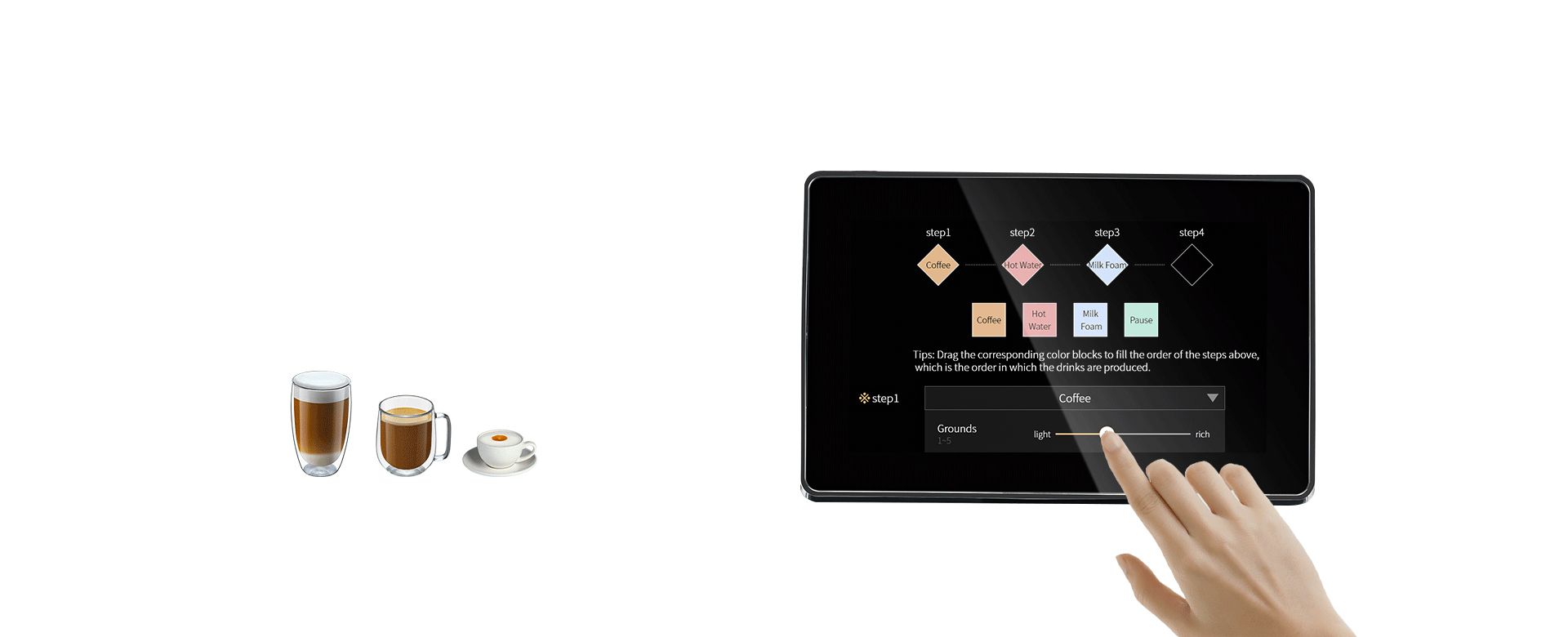 Dr.Coffee H3 Fully Automatic Espresso Coffee Machine