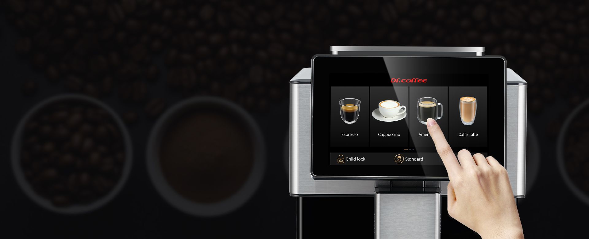 Dr.Coffee H3 Fully Automatic Espresso Coffee Machine