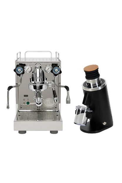 Premium Espresso Bundle: ECM Mechanika VI Slim PID + DF54 Grinder