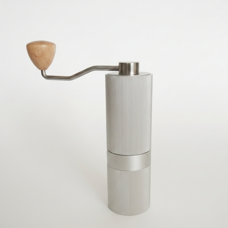 MHW Racing M1 Manual Coffee Grinder Silver