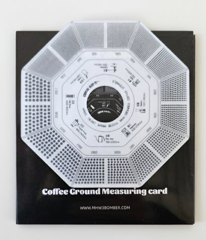 MHW Coffee Ground Measuring Card