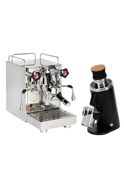 Premium Espresso & Grinder Bundle: Mechanika Slim V6 + DF54 Grinder