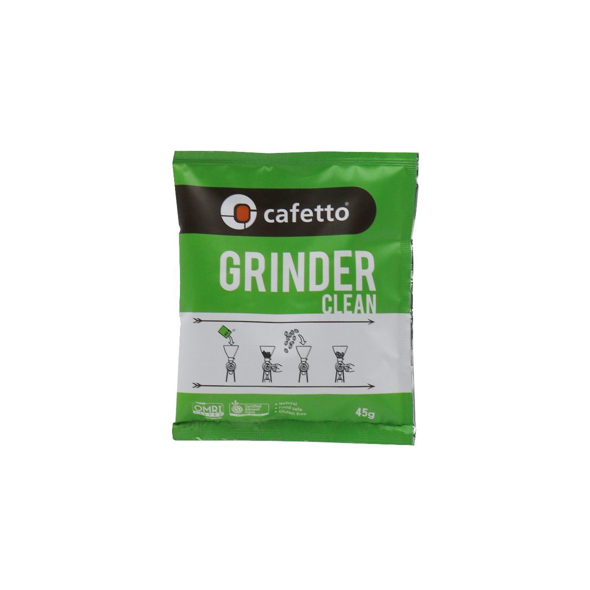 Cafetto Grinder Clean Sachets - 3 X 45g