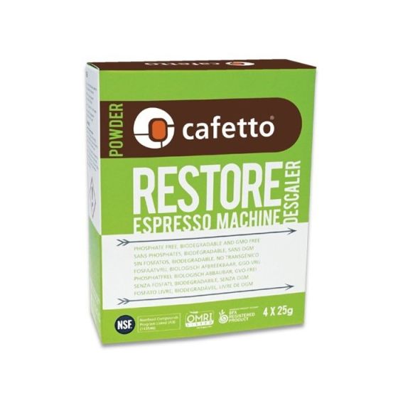 Cafetto Restore Descaler Sachets - 4 X 25g